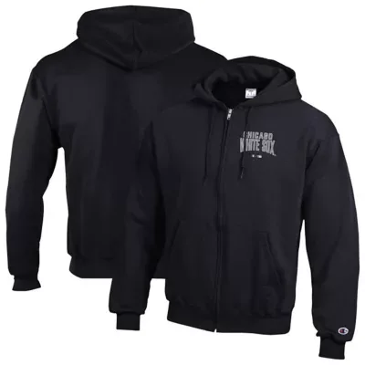 Chicago White Sox MLB Chicago Sox Eco Powerblend Full-Zip Hoodie by Champion