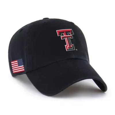 Texas Tech Red Raiders NCAA Texas Tech Raiders Americana Clean Up Adjustable Hat by 47