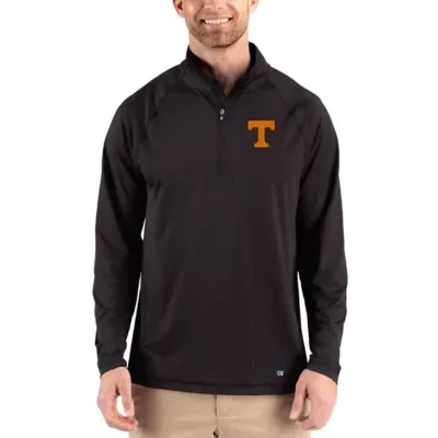 NCAA Tennessee Volunteers Prospect Recycled Featherlight Stretch Quarter-Zip Top by Cutter & Buck