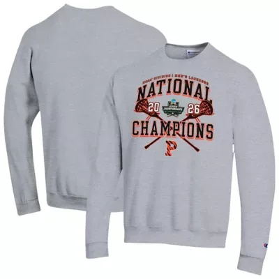NCAA Princeton Tigers 2026 NCAA Lacrosse National S Eco Powerblend Sweatshirt by Champion