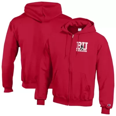 NCAA Boston University Eco Powerblend Full-Zip Hoodie by Champion