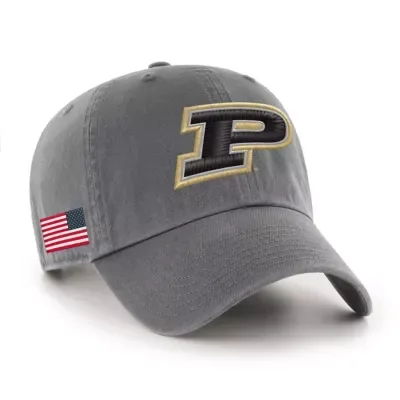 NCAA Purdue Boilermakers Americana Clean Up Adjustable Hat by 47