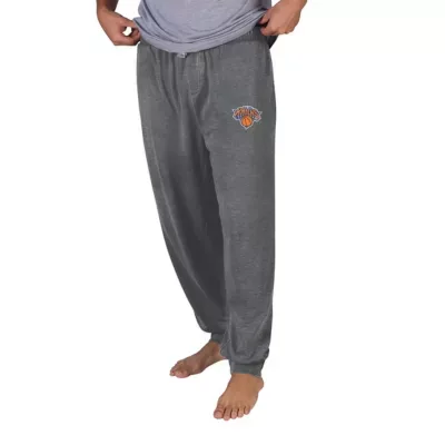 NBA New York Knicks Trackside Burnout Wash Cuffed-Leg Pants by Concepts Sport