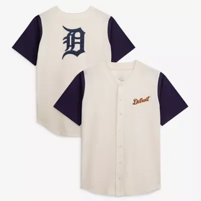 MLB Detroit Tigers Full-Button Jersey by Fanatics