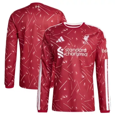 International Clubs Liverpool 2026/27 Home Replica Long Sleeve Jersey by adidas