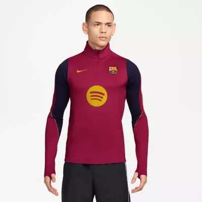 La Liga Barcelona Strike Dri-FIT Quarter-Zip Long Sleeve Drill Top by Nike