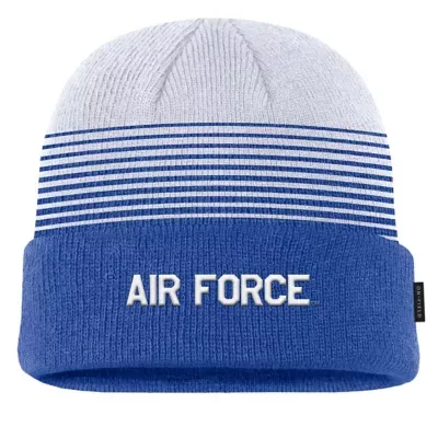 NCAA Royal/White Air Force Falcons 2026 On-Field Gradient Terra Cuffed Knit Hat by Nike