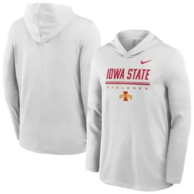 NCAA Iowa State Cyclones 2026 Sideline Dri-FIT Lightweight Hooded Top by Nike