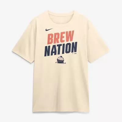 MLB Milwaukee Brewers 2026 City Connect Team Phrase Script Dri-FIT T-Shirt by Nike