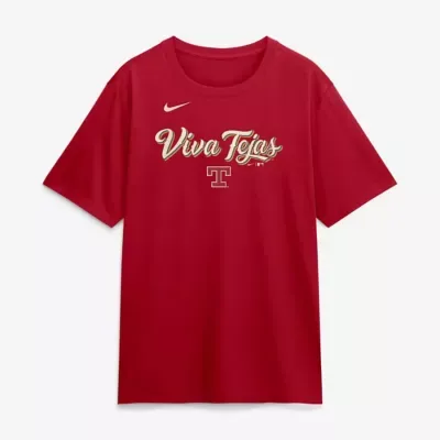 MLB Texas Rangers 2026 City Connect Team Phrase Script Dri-FIT T-Shirt by Nike