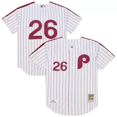 MLB Chase Utley Philadelphia Phillies 2003 Cooperstown Collection Authentic Jersey by Mitchell & Ness