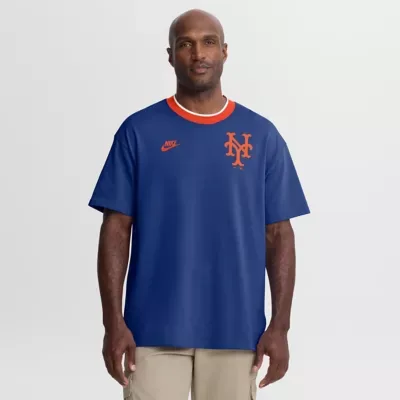 MLB Nike New York Mets Cooperstown Collection Ringer T-Shirt