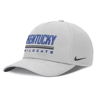 NCAA Nike Kentucky Wildcats 2026 Sideline Dri-FIT Rise Adjustable Hat by Nike