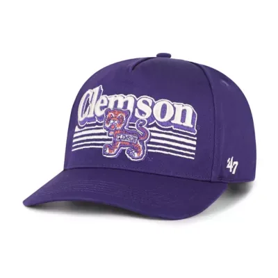 NCAA Clemson Tigers Script Fade Hitch Adjustable Hat by 47