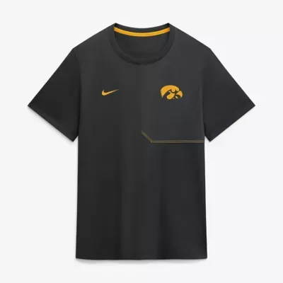 NCAA Nike Iowa Hawkeyes 2026 Sideline UV Dri-FIT Coaches Shirt by Nike