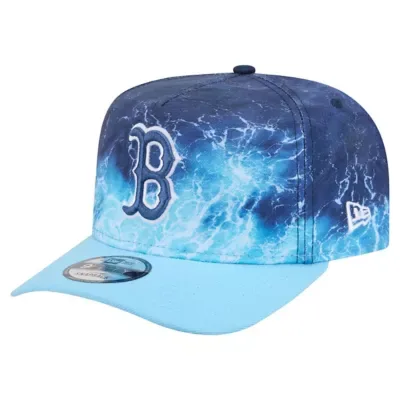 Boston Red Sox MLB Light Boston Sox Deep Water Pre-Curved 9FIFTY A-Frame Snapback Hat by New Era