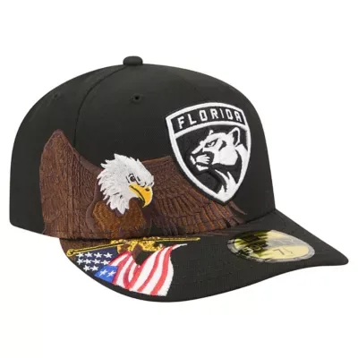 NHL Florida Panthers Freedom Pre-Curved 59FIFTY Fitted Hat by New Era