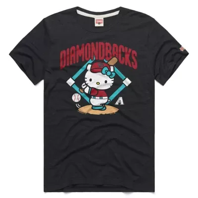 MLB Arizona Diamondbacks Hello Kitty Tri-Blend T-Shirt by Homage