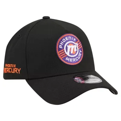 WNBA Phoenix Mercury Core Logo A-Frame 9FORTY Adjustable Hat by New Era
