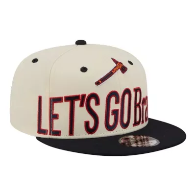 MLB Atlanta Braves Oversized Slogan 9FIFTY Snapback Hat by New Era