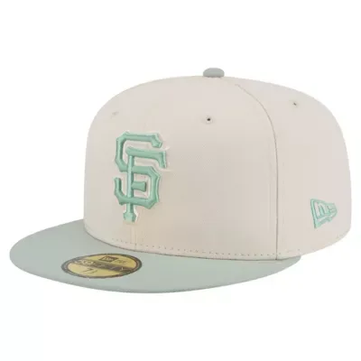MLB Cream/Green San Francisco Giants Color Pack 59FIFTY Fitted Hat by New Era