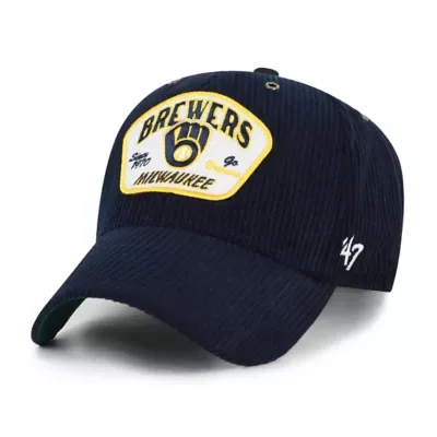 MLB Milwaukee Brewers Accordia Corduroy MVP Adjustable Hat by 47