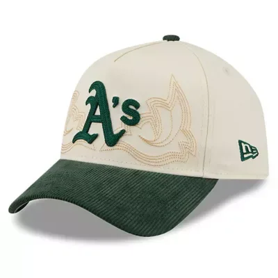 Oakland Athletics MLB Athletics Western Stitch 9FORTY A-Frame Adjustable Hat by New Era