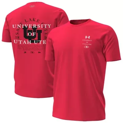 NCAA Utah Utes 2026 Sideline Performance T-Shirt by Under Armour