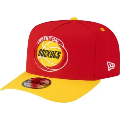 NBA Houston Rockets 80s Throwback A-Frame 9FIFTY Snapback Hat by New Era