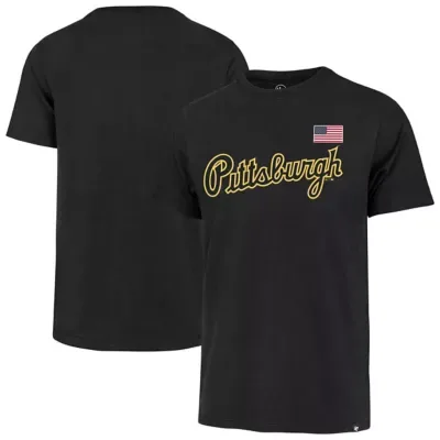 MLB Pittsburgh Pirates U.S. Flag T-Shirt by 47