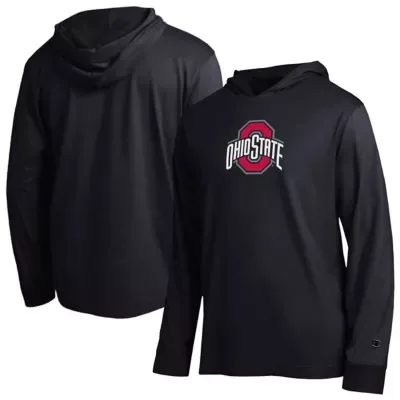 NCAA Ohio State Buckeyes Tonal All-Star Long Sleeve Hooded T-Shirt by Champion