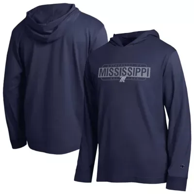 NCAA Ole Miss Rebels Gradient All-Star Long Sleeve Hooded T-Shirt by Champion