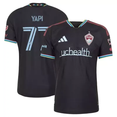 MLS Darren Yapi Colorado Rapids 2026 Colorful Colorado On-Field Authentic Patch Jersey by adidas