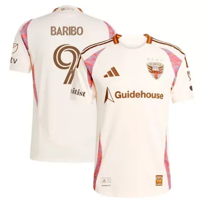 MLS Tai Baribo D.C. United 2025 the Soul Kit On-Field Authentic Jersey by adidas