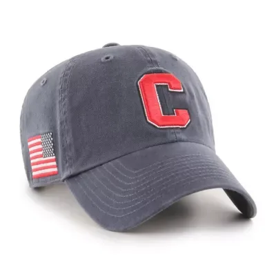 NCAA Cornell Big Red Americana Clean Up Adjustable Hat by 47