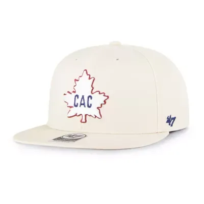 NHL Montreal Canadiens No Shot Vintage Captain Snapback Hat by 47