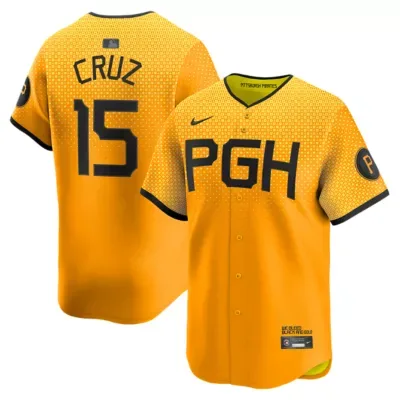 MLB Nike Oneil Cruz Pittsburgh Pirates City Connect Limited Jersey by Nike