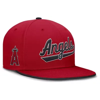 MLB Nike Los Angeles Angels Primetime Dri-FIT Round Bill True Fitted Hat by Nike