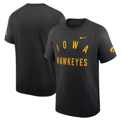 NCAA Nike Iowa Hawkeyes Premium Performance Ready Raglan Dri-FIT T-Shirt by Nike