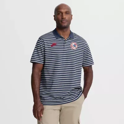 MLB New York Yankees Cooperstown Collection Dri-FIT Victory Striped Polo by Nike