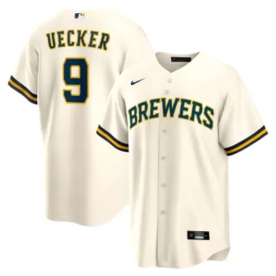 MLB Bob Uecker Milwaukee Brewers Home Retired Player Replica Jersey by Nike