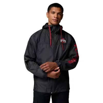 NCAA Ohio State Buckeyes Flash Challenger II Full-Zip Hooded Windbreaker by Columbia