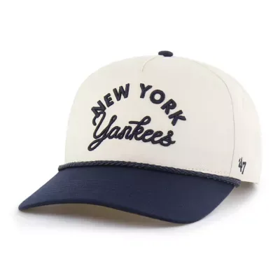 MLB New York Yankees Rope Script Hitch Adjustable Hat by 47