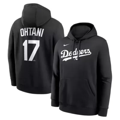 MLB Shohei Ohtani Los Angeles Dodgers Player Name & Number Club Pullover Hoodie by Nike