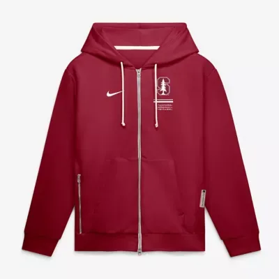 Stanford Cardinal NCAA Stanford 2026 Sideline Standard Issue Dri-FIT Full-Zip Hoodie by Nike