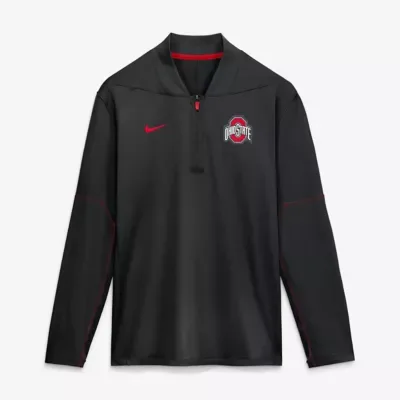 NCAA Ohio State Buckeyes 2026 Sideline Midweight Half-Zip Dri-FIT Pullover