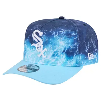 Chicago White Sox MLB Light Chicago Sox Deep Water Pre-Curved 9FIFTY A-Frame Snapback Hat by New Era