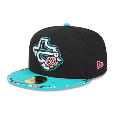 MiLB Black/Light Corpus Christi Hooks 2026 Copa De La Diversion 59FIFTY Fitted Hat by New Era