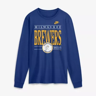 MLB Milwaukee Brewers Cooperstown Graphic Long Sleeve T-Shirt by Nike