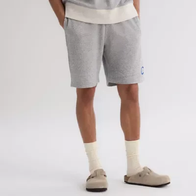 MLB Heather Chicago Cubs Iconic Terry Warm-Up Shorts by Fanatics